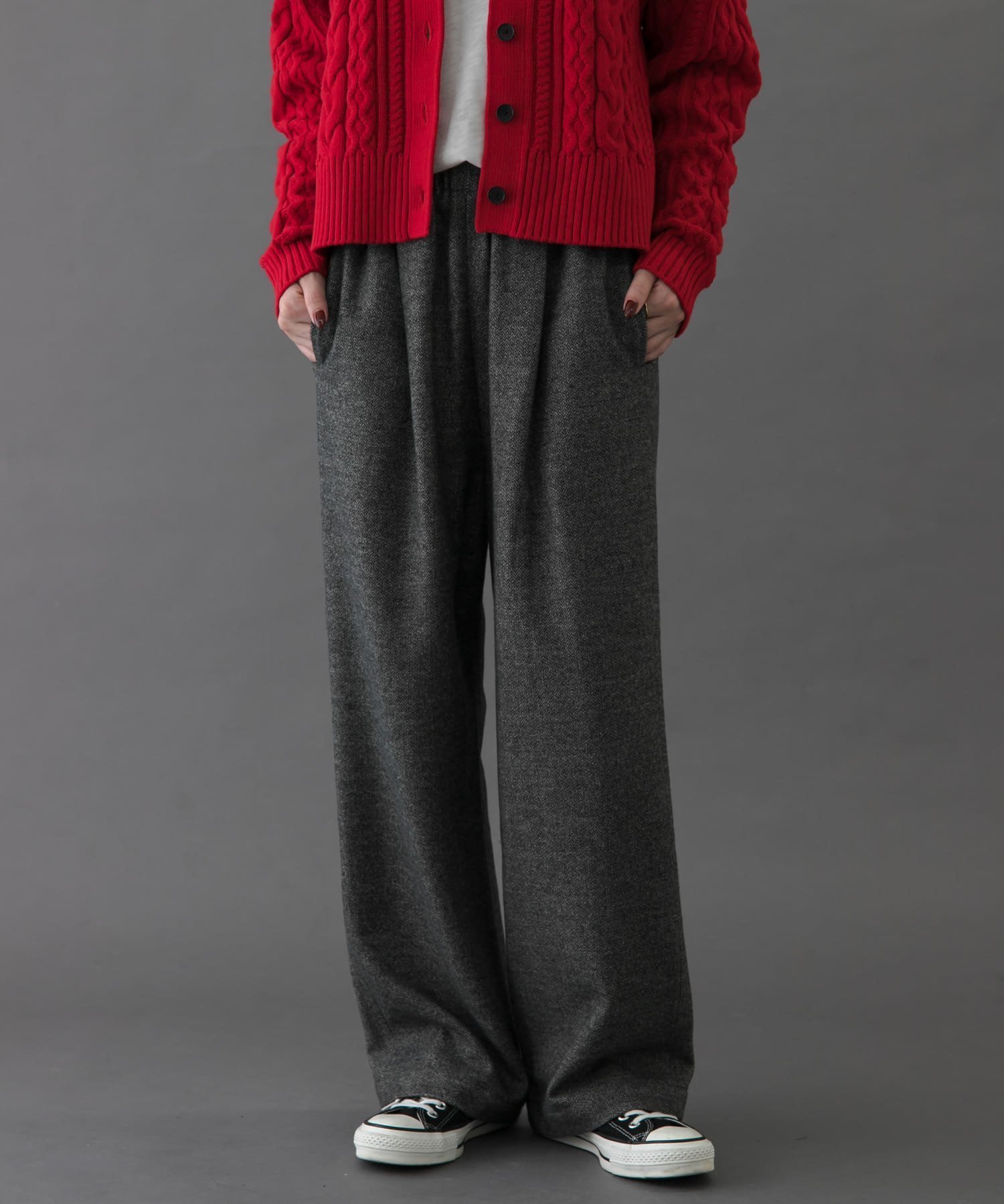 【アーバンリサーチ ドアーズ/URBAN RESEARCH DOORS】の『一部WEB限定カラー』FORK SPOON ブラッシュドパンツ インテリア・キッズ・メンズ・レディースファッション・服の通販 founy(ファニー) ファッション Fashion レディースファッション Fashion for Women パンツ Pants & Trousers 2025年 2025 2025-2026秋冬・A/W Autumn/Winter 2025–26 AW25–26 冬 Winter / This Winter ウォーム Warm Fabric ストレート Straight, Straight Cut ドローストリング Drawstring, Pull Cord ベーシック Basic, Essential ボトム Bottoms, Lower Wear エレガント 上品 Elegant 今季 This Season, Current Season A/W・秋冬 Autumn/Winter GRAY|ID: prp329100004762237 ipo3291000000034465774