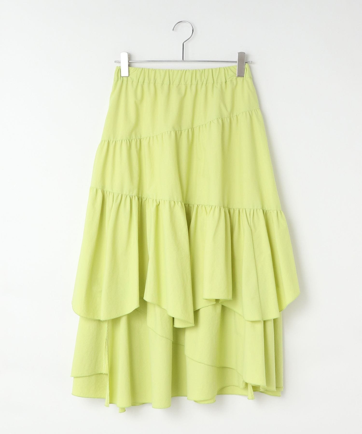 【ローリーズファーム/LOWRYS FARM】のティアードイレヘムスカート インテリア・キッズ・メンズ・レディースファッション・服の通販 founy(ファニー) ファッション Fashion レディースファッション Fashion for Women スカート Skirts おすすめ Recommended / Our Picks アシンメトリー Asymmetrical Style イレヘム Irregular Hemline シンプル Simple, Minimal ランダム Random, Irregular グリーン|ID: prp329100004762255 ipo3291000000034466005