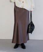 【ベイフロー/BAYFLOW】のサテンナロースカート 人気、トレンドファッション・服の通販 founy(ファニー) ファッション Fashion レディースファッション Fashion for Women スカート Skirts おすすめ Recommended / Our Picks サテン Satin, Glossy Fabric スウェット / スエット Sweatshirt, Sweatwear スリット Slit, Slit Detail ダブル Double, Double-Breasted フェミニン Feminine, Girly フレア Flare, Flared エレガント 上品 Elegant 楽ちん Easy Fit, Comfortable thumbnail モカ59|ID: prp329100004762273 ipo3291000000035047692