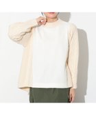 【ビームス ウイメン/BEAMS】のニットコンビ 異素材プルオーバー IVORY|ID: prp329100004762291 ipo3291000000034466633
