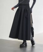 【ノーブル / スピック&スパン/NOBLE / Spick & Span】のボリュームフォルムスカート 人気、トレンドファッション・服の通販 founy(ファニー) ファッション Fashion レディースファッション Fashion for Women スカート Skirts サテン Satin, Glossy Fabric ダブル Double, Double-Breasted トレンド Trend, Trending Now フォルム Silhouette, Form フレア Flare, Flared thumbnail ブラック|ID: prp329100004762301 ipo3291000000034577324