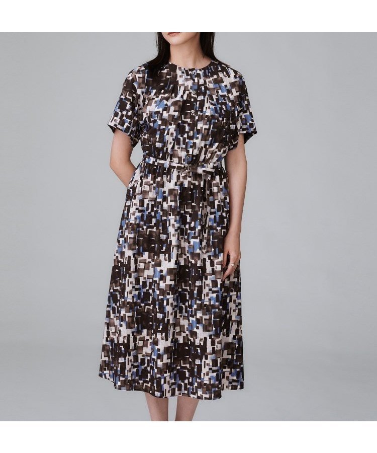 【アンタイトル/UNTITLED】の【洗える/前開きボタン/ベルト付】ブロック柄ワンピース インテリア・キッズ・メンズ・レディースファッション・服の通販 founy(ファニー) ファッション Fashion レディースファッション Fashion for Women ワンピース Dresses ベルト&ウエストマーク Belts & Waist Accessories エレガント 上品 Elegant 洗える Machine Washable キャミソール Camisole, Spaghetti Strap Top スマート Smart, Elegant ドレス Dress, One-Piece ドレープ Drape, Draping Fabric ブロック Block, Solid Block Pattern プリント Print, Printed Pattern ポケット Pocket, Pocket Detail モダン Modern, Contemporary おすすめ Recommended / Our Picks 夏 Summer ブルー|ID: prp329100004762312 ipo3291000000034466899