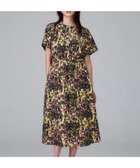 【アンタイトル/UNTITLED】の【洗える/前開きボタン/ベルト付】ブロック柄ワンピース グリーン|ID: prp329100004762312 ipo3291000000034599207