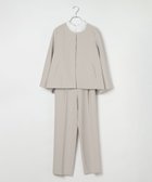 【グローバルワーク/GLOBAL WORK】のスゴラクストレッチクルージャケット3点セット/ 581024 人気、トレンドファッション・服の通販 founy(ファニー) ファッション Fashion レディースファッション Fashion for Women アウター Coat / Outerwear Collection レディースジャケット・軽アウター Jackets ジャケット Jacket, Outerwear ジョーゼット Georgette, Semi-Sheer Fabric ストレッチ Stretch, Stretchy Fabric ストレート Straight, Straight Cut テーパード Tapered, Tapered Pants バランス Balance, Style Balance フリル Frill, Ruffle 楽ちん Easy Fit, Comfortable thumbnail グレージュ51|ID: prp329100004762315 ipo3291000000034466922