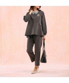 【グローバルワーク/GLOBAL WORK】のストレッチ2WAYブラウス*パンツセット/581023 人気、トレンドファッション・服の通販 founy(ファニー) ファッション Fashion レディースファッション Fashion for Women パンツ Pants & Trousers オケージョン Occasion Wear カフス Cuff Design シンプル Simple, Minimal ストレッチ Stretch, Stretchy Fabric セットアップ Set-Up, Coordinated Outfit ダブル Double, Double-Breasted ツイル Twist, Twisted Detail ペプラム Peplum, Flared Hem レース Lace, Lace Fabric おすすめ Recommended / Our Picks セレモニー Ceremony ビジネス 仕事 通勤 Business / Work / Commuting thumbnail グレーモカ56|ID: prp329100004762316 ipo3291000000034929880