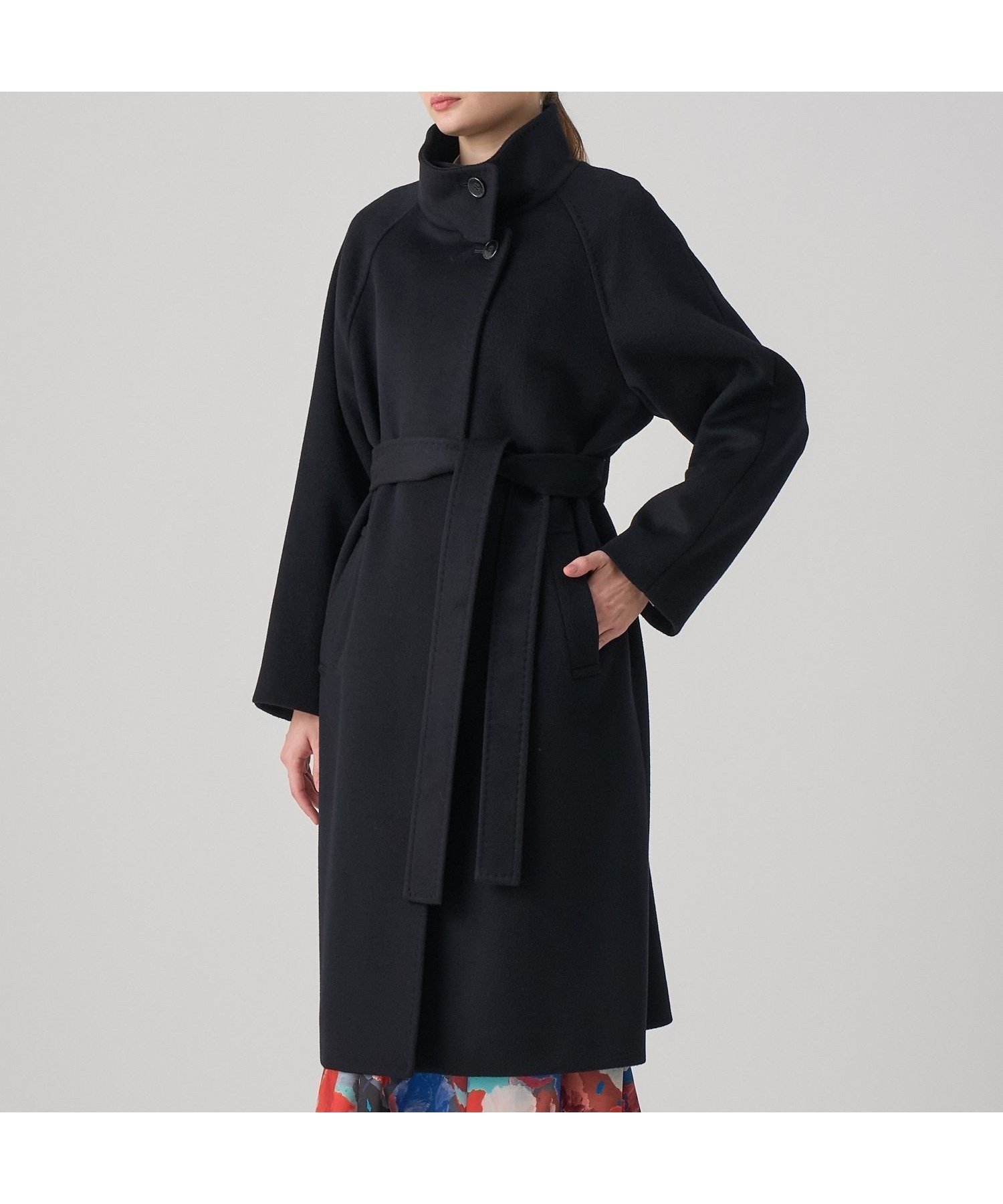 【アナイ/ANAYI】のカシミヤ混スタンドカラーコート インテリア・キッズ・メンズ・レディースファッション・服の通販 founy(ファニー) ファッション Fashion レディースファッション Fashion for Women アウター Coat / Outerwear Collection コート・ロングコート・ピーコート Long Coats, Peacoats & More スタンド Stand Collar, Upright Stand スマート Smart, Elegant スリーブ Sleeve, Long Sleeve / Short Sleeve A/W・秋冬 Autumn/Winter 再入荷 Restock / Back in Stock navy|ID: prp329100004762351 ipo3291000000034467183