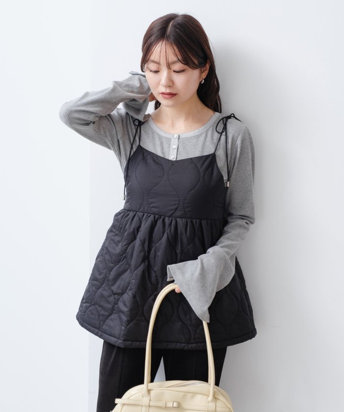 【パルグループ/PAL GROUP】の【Kastane】キルティングキャミビスチェ インテリア・キッズ・メンズ・レディースファッション・服の通販 founy(ファニー) https://founy.com/ ファッション Fashion レディースファッション Fashion for Women トップス・カットソー Cut & Sew Tops キャミソール&ノースリーブ Camisoles & Sleeveless Tops ビスチェ Bustiers & Corset Tops / Layered Bustier Style インナー Innerwear 洗える Machine Washable カットソー Cut and Sewn Top キャミソール Camisole, Spaghetti Strap Top キルティング Quilted, Quilting 軽量 Lightweight, Ultra Light シンプル Simple, Minimal スニーカー Sneakers, Trainers スリム Slim, Slim Fit タートルネック Turtleneck, High Neck デニム Denim, Jeans Material ビスチェ Bustier, Corset Top ボトム Bottoms, Lower Wear 防寒 Cold Protection, Winter-Ready A/W・秋冬 Autumn/Winter 再入荷 Restock / Back in Stock おすすめ Recommended / Our Picks |ID: prp329100004762402 ipo3291000000034467952