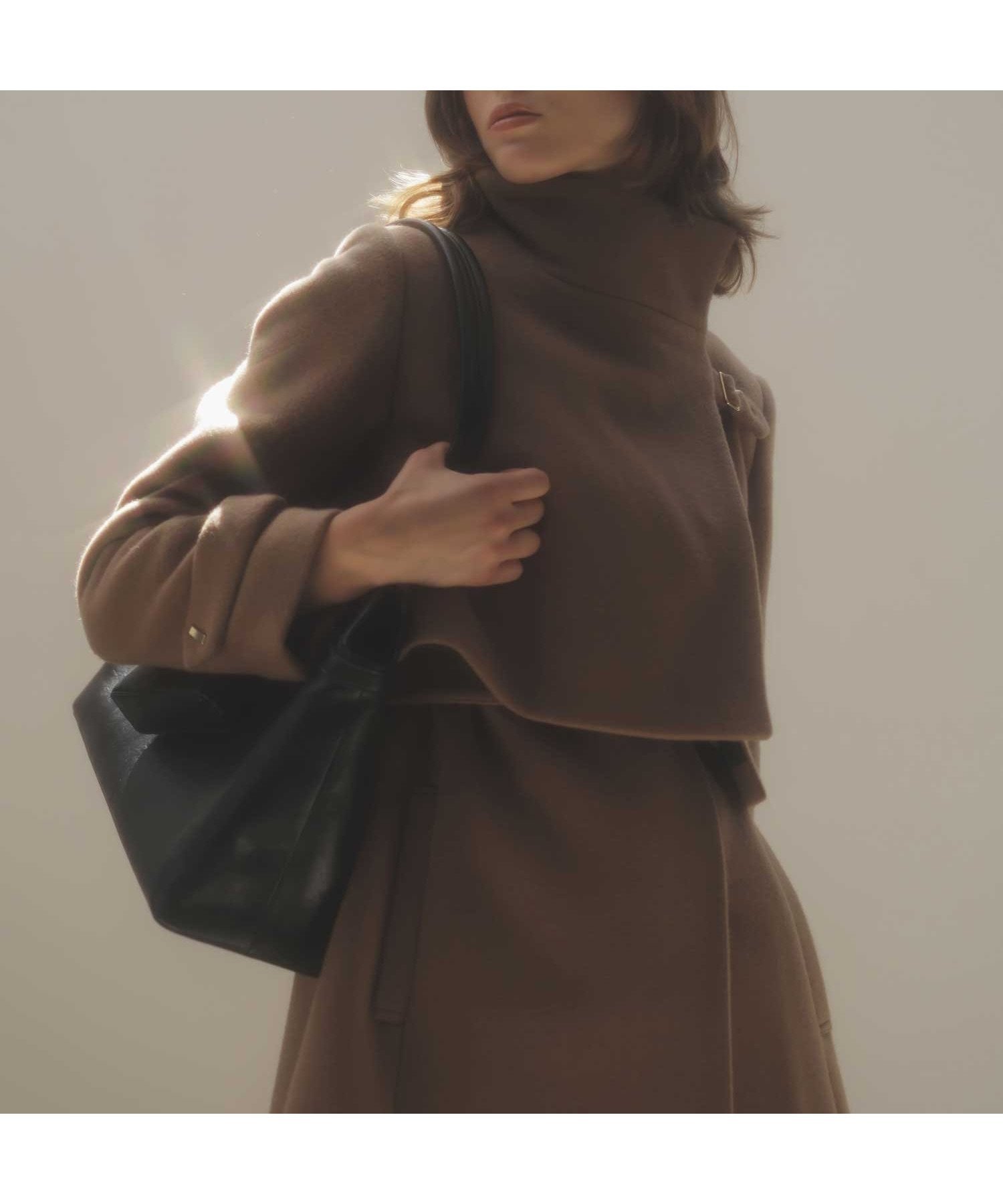 【ノエラ/Noela】の2WAYスタンドカラーウールコート インテリア・キッズ・メンズ・レディースファッション・服の通販 founy(ファニー) 　ファッション　Fashion　レディースファッション　Fashion for Women　アウター　Coat / Outerwear Collection　コート・ロングコート・ピーコート　Long Coats, Peacoats & More　ドレープ　Drape, Draping Fabric　ポケット　Pocket, Pocket Detail　メルトン　Melton, Heavy Wool　エレガント 上品　Elegant　冬　Winter / This Winter　ビジネス 仕事 通勤　Business / Work / Commuting　キャメル|ID: prp329100004762412 ipo3291000000034468095