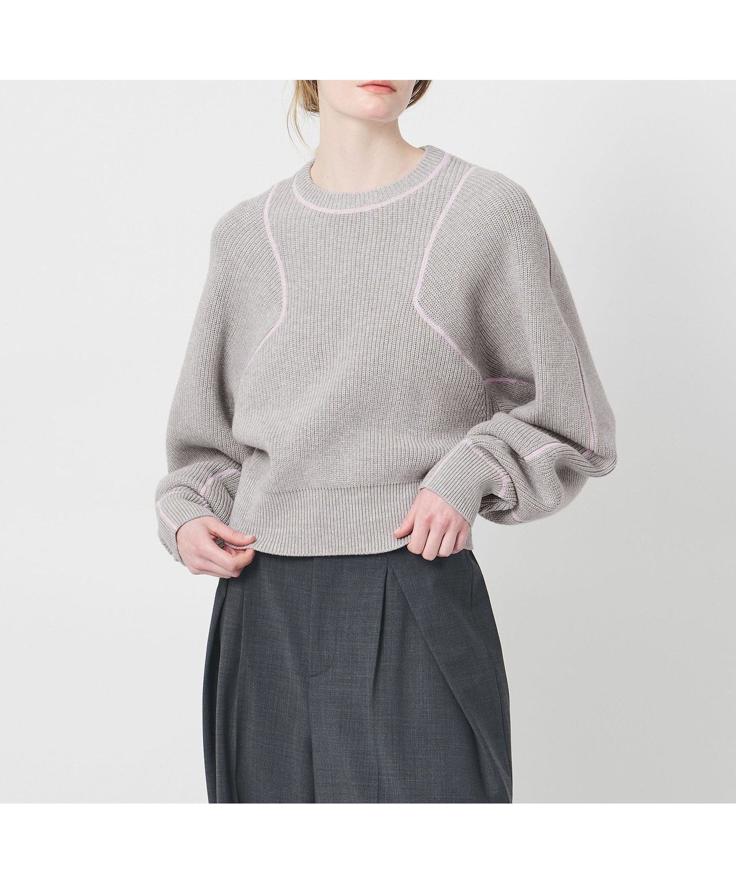 【ユナイテッドアローズ/UNITED ARROWS】のAEWEN MATOPH アゼステッチ ニットプルオーバー - ウォッシャブル - 人気、トレンドファッション・服の通販 founy(ファニー) 　ファッション　Fashion　レディースファッション　Fashion for Women　トップス・カットソー　Cut & Sew Tops　ニット　Knit Tops & Sweaters　カジュアルプルオーバー・ニットトップス　Pullovers & Knit Tops / Casual Pullovers　ウォッシャブル　Machine Washable　コンパクト　Compact, Small Size　デニム　Denim, Jeans Material　トレンド　Trend, Trending Now　バランス　Balance, Style Balance　ボトム　Bottoms, Lower Wear　ミックス　Mix, Mixed Style　リラックス　Relax, Relaxed Fit　ワイド　Wide, Wide Fit　おすすめ　Recommended / Our Picks　 other-1|ID: prp329100004762512 ipo3291000000034870495