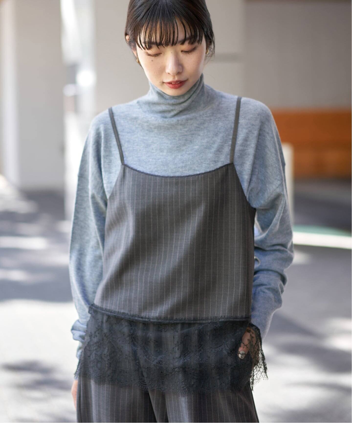 【イエナ/IENA】のレースヘムキャミソール インテリア・キッズ・メンズ・レディースファッション・服の通販 founy(ファニー) ファッション Fashion レディースファッション Fashion for Women トップス・カットソー Cut & Sew Tops キャミソール&ノースリーブ Camisoles & Sleeveless Tops 2025年 2025 2025-2026秋冬・A/W Autumn/Winter 2025–26 AW25–26 おすすめ Recommended / Our Picks インナー Innerwear キャミソール Camisole, Spaghetti Strap Top ストレッチ Stretch, Stretchy Fabric セットアップ Set-Up, Coordinated Outfit フェミニン Feminine, Girly フランス France, French レース Lace, Lace Fabric エレガント 上品 Elegant グレー|ID: prp329100004762515 ipo3291000000034469298