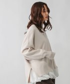 【グローバルワーク/GLOBAL WORK】のメルティリブVネックプルオーバー/579519 人気、トレンドファッション・服の通販 founy(ファニー) ファッション Fashion レディースファッション Fashion for Women トップス・カットソー Cut & Sew Tops カジュアルプルオーバー・ニットトップス Pullovers & Knit Tops / Casual Pullovers Vネックトップス V-Neck Tops / V-Cut Neckline Shirts おすすめ Recommended / Our Picks デニム Denim, Jeans Material フロント Front, Front Design リラックス Relax, Relaxed Fit ワイド Wide, Wide Fit thumbnail パールグレージュ06|ID: prp329100004762519 ipo3291000000034896169