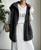 【ドゥドゥ/DouDou】の【WEB限定】リバーシブルボアベスト 人気、トレンドファッション・服の通販 founy(ファニー) ファッション Fashion レディースファッション Fashion for Women アウター Coat / Outerwear Collection トップス・カットソー Cut & Sew Tops ベスト&ジレ / 重ね着スタイル Vests & Gilets シンプル Simple, Minimal スタイリッシュ Stylish, Fashionable スマート Smart, Elegant タンク Tank Top, Sleeveless Top 無地 Plain, Solid Color リバーシブル Reversible, Two-Sided A/W・秋冬 Autumn/Winter 冬 Winter / This Winter 再入荷 Restock / Back in Stock 2025年 2025 2025-2026秋冬・A/W Autumn/Winter 2025–26 AW25–26 thumbnail グレー|ID: prp329100004762532 ipo3291000000034469568