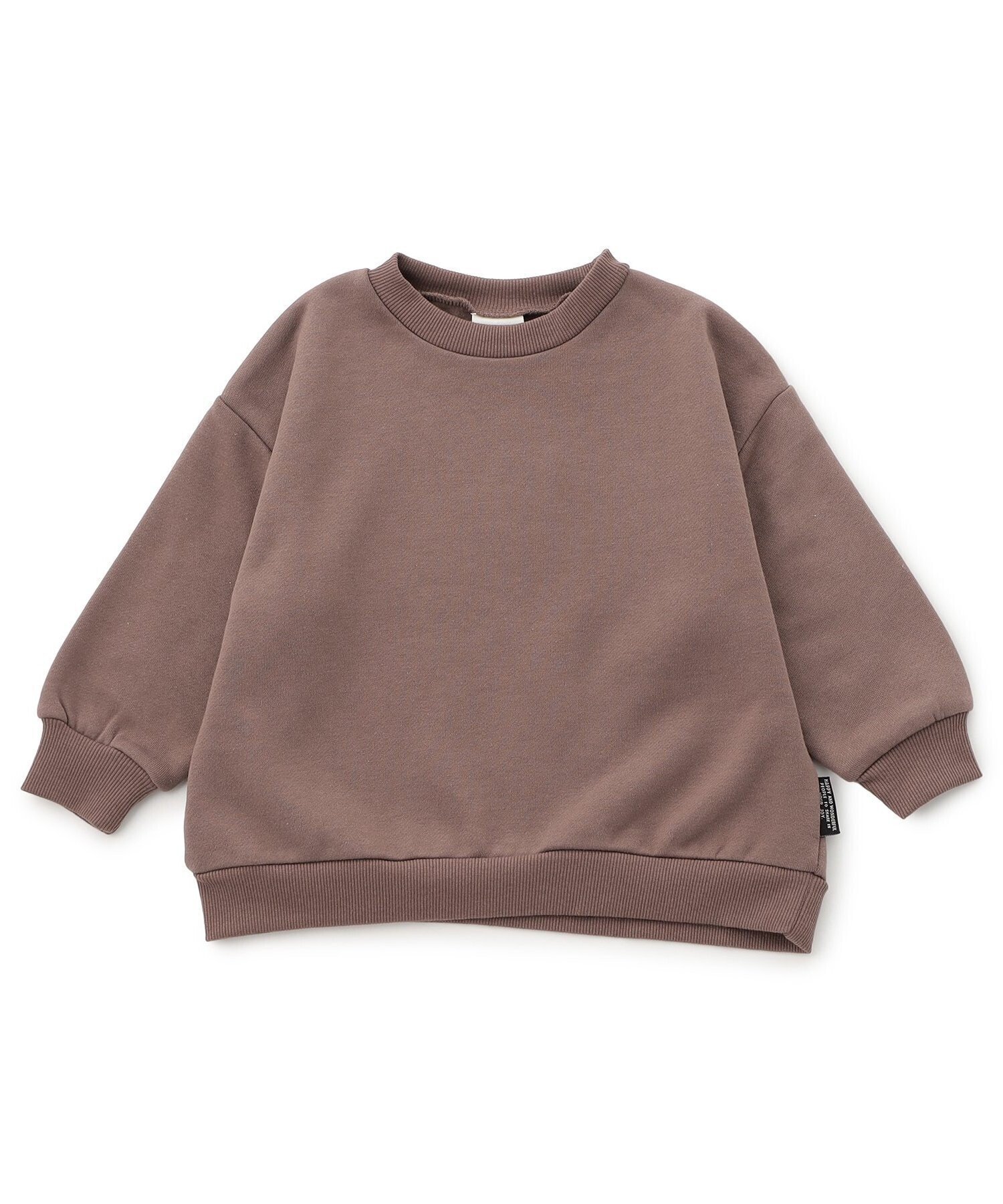 【エフオー オンラインストア/F.O.Online Store / KIDS】のWEB限定 あったか裏起毛無地ボーダートレーナー インテリア・キッズ・メンズ・レディースファッション・服の通販 founy(ファニー) ファッション Fashion キッズファッション Fashion for Kids トレーナー Sweatshirt, Trainer ボーダー Border, Stripe 人気 Popular, Best Seller 無地 Plain, Solid Color ブラウン|ID: prp329100004762552 ipo3291000000034581211