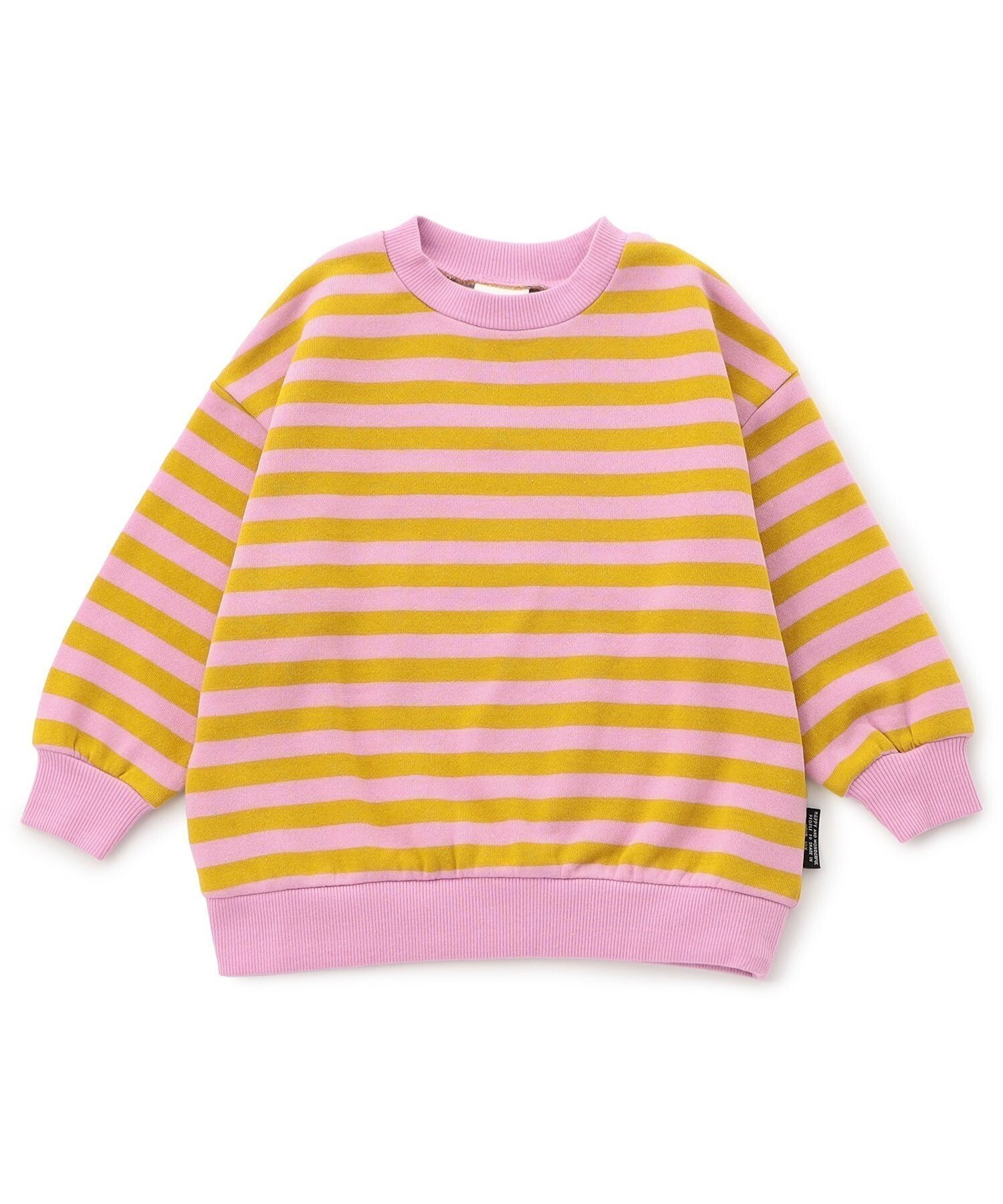 【エフオー オンラインストア/F.O.Online Store / KIDS】のWEB限定 あったか裏起毛無地ボーダートレーナー インテリア・キッズ・メンズ・レディースファッション・服の通販 founy(ファニー) ファッション Fashion キッズファッション Fashion for Kids トレーナー Sweatshirt, Trainer ボーダー Border, Stripe 人気 Popular, Best Seller 無地 Plain, Solid Color オレンジ|ID: prp329100004762552 ipo3291000000034581217