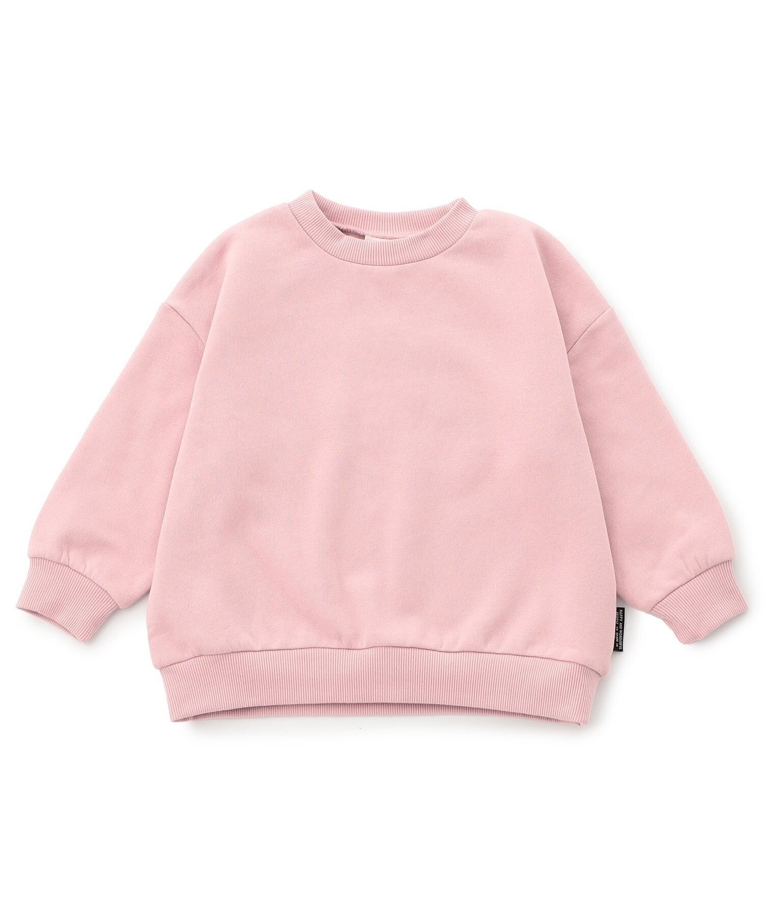 【エフオー オンラインストア/F.O.Online Store / KIDS】のWEB限定 あったか裏起毛無地ボーダートレーナー インテリア・キッズ・メンズ・レディースファッション・服の通販 founy(ファニー) ファッション Fashion キッズファッション Fashion for Kids トレーナー Sweatshirt, Trainer ボーダー Border, Stripe 人気 Popular, Best Seller 無地 Plain, Solid Color ピンク|ID: prp329100004762552 ipo3291000000034581218