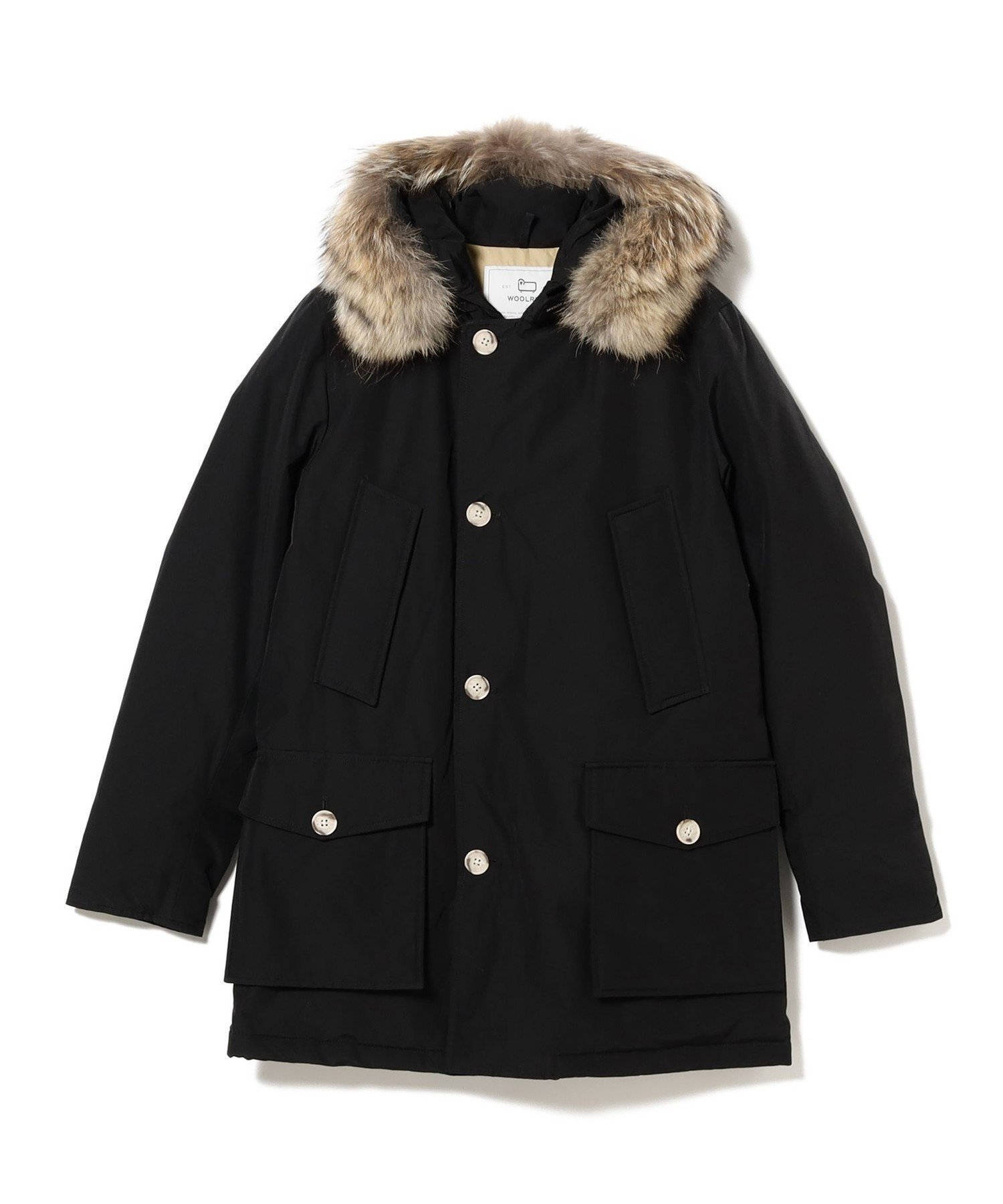 【ビームス/BEAMS / MEN】のWOOLRICH / NEW ARCTIC PARKA ダウンジャケット インテリア・キッズ・メンズ・レディースファッション・服の通販 founy(ファニー) ファッション Fashion メンズファッション Fashion for Men アウトドア Outdoor Clothing ジャケット Jacket, Outerwear ダウン Down, Puffer フェザー Feather, Feather Detail ワーク Workwear, Utility Style 冬 Winter / This Winter BLACK|ID: prp329100004762570 ipo3291000000034470044