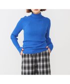 【ビームス ウイメン/BEAMS】の【定番/暖かい/差し色/インナー】14ゲージ リブ タートル ネック ニット ハイネック BLUE|ID: prp329100004762596 ipo3291000000034719821