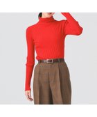 【ビームス ウイメン/BEAMS】の【定番/暖かい/差し色/インナー】14ゲージ リブ タートル ネック ニット ハイネック RED|ID: prp329100004762596 ipo3291000000034719826