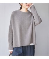 【イエナ/IENA】の《WEB限定/追加 》ウールカシミヤ 脇スリットクルーネックプルオーバー 人気、トレンドファッション・服の通販 founy(ファニー) ファッション Fashion レディースファッション Fashion for Women トップス・カットソー Cut & Sew Tops カジュアルプルオーバー・ニットトップス Pullovers & Knit Tops / Casual Pullovers 2025年 2025 2025-2026秋冬・A/W Autumn/Winter 2025–26 AW25–26 おすすめ Recommended / Our Picks インナー Innerwear カットソー Cut and Sewn Top スリット Slit, Slit Detail ボーダー Border, Stripe ポンチョ Poncho, Cape Style |ID:prp329100004762613