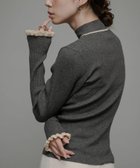 【サニーレーベル/Sonny Label / URBAN RESEARCH】の袖口フリルハイネックプルオーバー 人気、トレンドファッション・服の通販 founy(ファニー) ファッション Fashion レディースファッション Fashion for Women トップス・カットソー Cut & Sew Tops カジュアルプルオーバー・ニットトップス Pullovers & Knit Tops / Casual Pullovers 2025年 2025 2025-2026秋冬・A/W Autumn/Winter 2025–26 AW25–26 冬 Winter / This Winter サロペット Overalls, Salopette デニム Denim, Jeans Material トレンド Trend, Trending Now ハイネック High Neck, Mock Neck フリル Frill, Ruffle リブニット Rib Knit, Ribbed Knit 洗える Machine Washable A/W・秋冬 Autumn/Winter thumbnail GRYxOFF|ID: prp329100004762715 ipo3291000000034471346