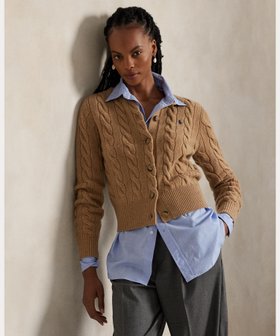 【ラルフローレン/RALPH LAUREN】 ケーブルニット ウールカシミヤ カーディガン人気、トレンドファッション・服の通販 founy(ファニー) ファッション Fashion レディースファッション Fashion for Women トップス・カットソー Cut & Sew Tops ニット Knit Tops & Sweaters カーディガン・羽織り Layered Style Cardigans カフス Cuff Design カーディガン Cardigan, Knitwear スリム Slim, Slim Fit フィット Fit, Slim Fit リブニット Rib Knit, Ribbed Knit 長袖 Long Sleeve, Full Sleeve |ID:prp329100004762742