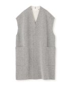 【トゥモローランド/TOMORROWLAND】のブークレダブルフェイス ミドルジレ 13 ライトグレー|ID: prp329100004762743 ipo3291000000034471539