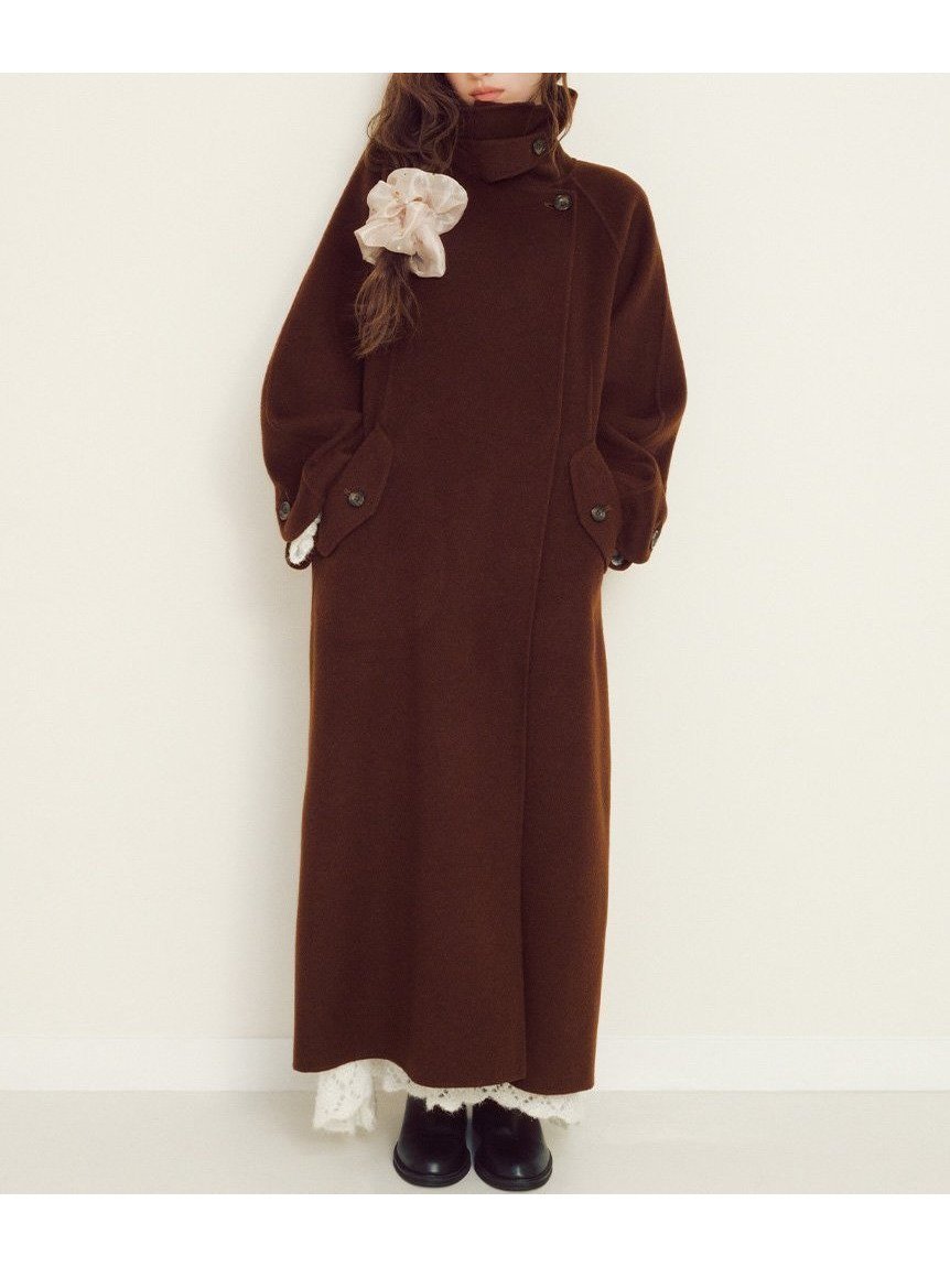 【リリーブラウン/Lily Brown】のステンカラーリバーコート インテリア・キッズ・メンズ・レディースファッション・服の通販 founy(ファニー) 　ファッション　Fashion　レディースファッション　Fashion for Women　アウター　Coat / Outerwear Collection　コート・ロングコート・ピーコート　Long Coats, Peacoats & More　エレガント 上品　Elegant　スタンド　Stand Collar, Upright Stand　スマート　Smart, Elegant　トレンチ　Trench, Trench Coat　BRW[058]|ID: prp329100004762783 ipo3291000000034620829