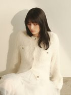 【フレイ アイディー/FRAY I.D】のモヘアシャギーニットカーディガン 人気、トレンドファッション・服の通販 founy(ファニー) ファッション Fashion レディースファッション Fashion for Women トップス・カットソー Cut & Sew Tops ニット Knit Tops & Sweaters カーディガン・羽織り Layered Style Cardigans クロップド Cropped, Short Length スマート Smart, Elegant モダン Modern, Contemporary thumbnail WHT[001]|ID: prp329100004762789 ipo3291000000034638757