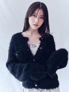 【フレイ アイディー/FRAY I.D】のモヘアシャギーニットカーディガン 人気、トレンドファッション・服の通販 founy(ファニー) ファッション Fashion レディースファッション Fashion for Women トップス・カットソー Cut & Sew Tops ニット Knit Tops & Sweaters カーディガン・羽織り Layered Style Cardigans クロップド Cropped, Short Length スマート Smart, Elegant モダン Modern, Contemporary thumbnail BLK[009]|ID: prp329100004762789 ipo3291000000034638758