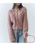 【フレイ アイディー/FRAY I.D】のモヘアシャギーニットカーディガン 人気、トレンドファッション・服の通販 founy(ファニー) ファッション Fashion レディースファッション Fashion for Women トップス・カットソー Cut & Sew Tops ニット Knit Tops & Sweaters カーディガン・羽織り Layered Style Cardigans クロップド Cropped, Short Length スマート Smart, Elegant モダン Modern, Contemporary thumbnail PNK[066]|ID: prp329100004762789 ipo3291000000034638760