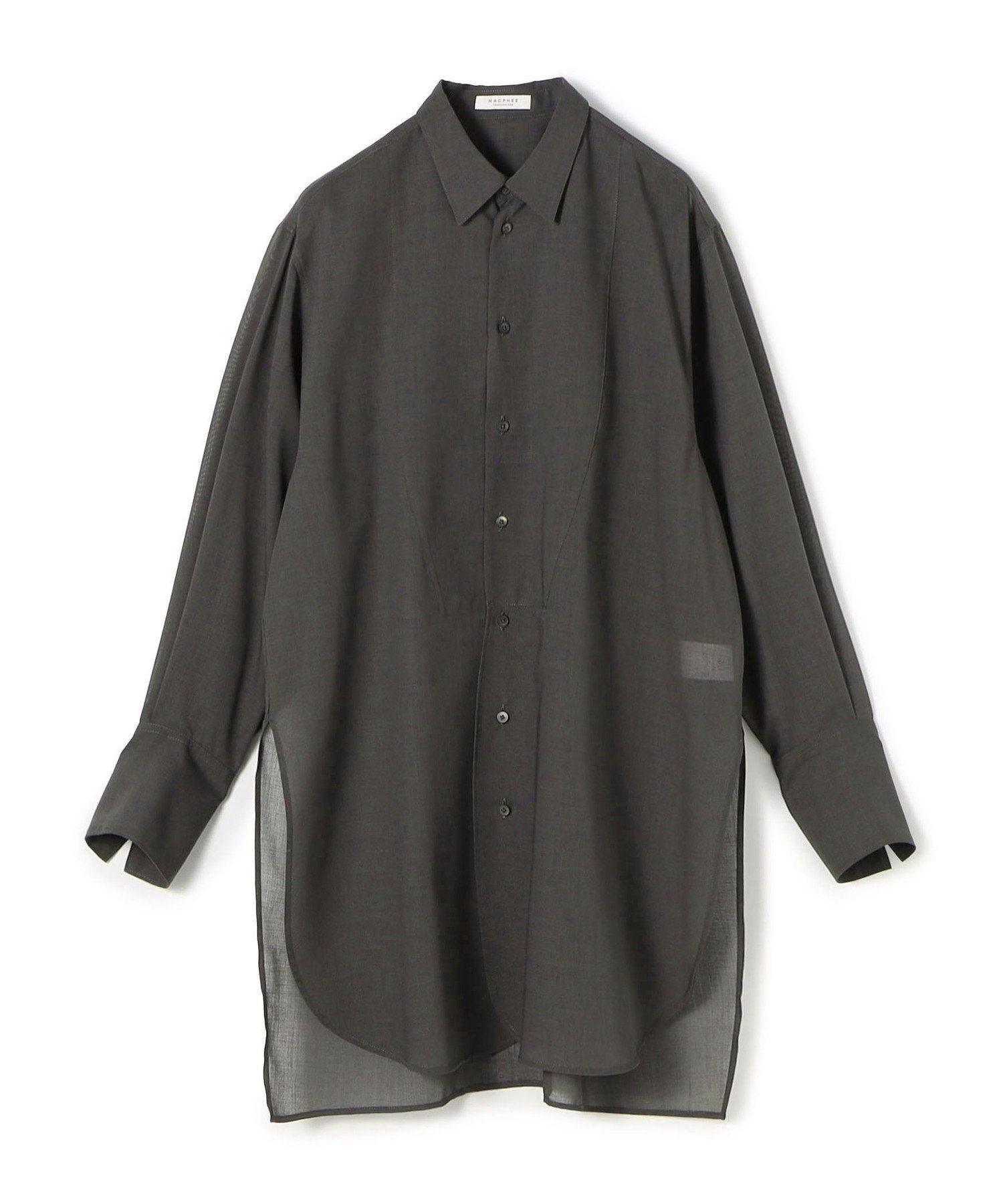 【トゥモローランド/TOMORROWLAND】のポリエステルウールボイル チュニックシャツ インテリア・キッズ・メンズ・レディースファッション・服の通販 founy(ファニー) ファッション Fashion レディースファッション Fashion for Women トップス・カットソー Cut & Sew Tops シャツ・ブラウス・オフィスカジュアル Elegant Blouses & Button-Ups おすすめ Recommended / Our Picks エレガント 上品 Elegant シアー Sheer, See-Through チュニック Tunic, Long Top ドレス Dress, One-Piece パターン Pattern, Design Print ビンテージ Vintage, Retro Style フロント Front, Front Design ラウンド Round, Round Neck 17 チャコールグレー|ID: prp329100004762815 ipo3291000000034472380