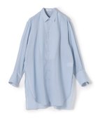 【トゥモローランド/TOMORROWLAND】のポリエステルウールボイル チュニックシャツ 61 ライトブルー|ID: prp329100004762815 ipo3291000000034472382