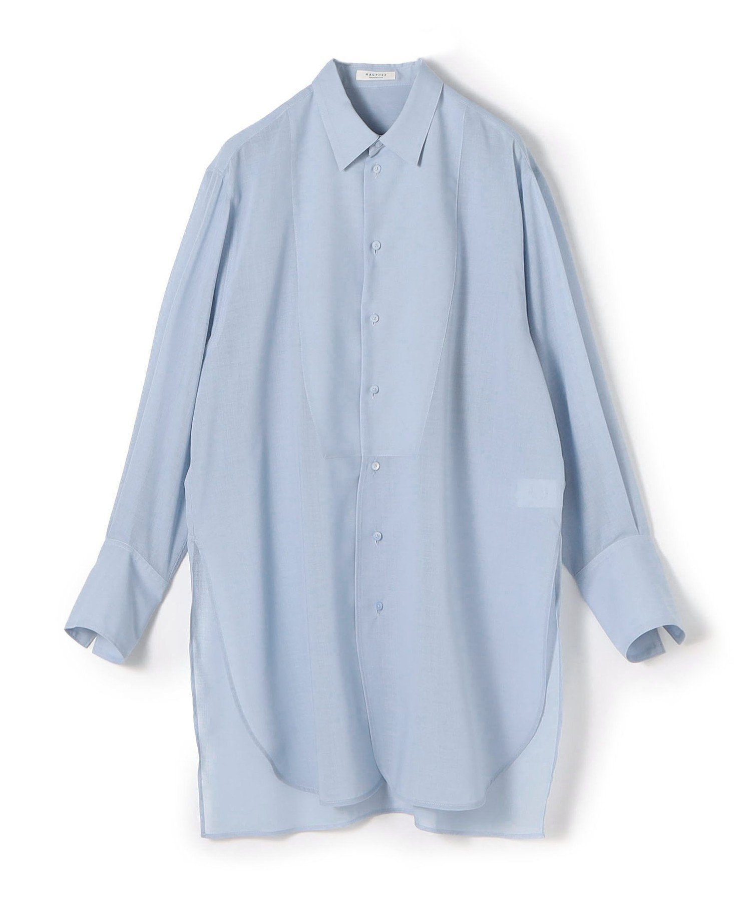 【トゥモローランド/TOMORROWLAND】のポリエステルウールボイル チュニックシャツ インテリア・キッズ・メンズ・レディースファッション・服の通販 founy(ファニー) ファッション Fashion レディースファッション Fashion for Women トップス・カットソー Cut & Sew Tops シャツ・ブラウス・オフィスカジュアル Elegant Blouses & Button-Ups おすすめ Recommended / Our Picks エレガント 上品 Elegant シアー Sheer, See-Through チュニック Tunic, Long Top ドレス Dress, One-Piece パターン Pattern, Design Print ビンテージ Vintage, Retro Style フロント Front, Front Design ラウンド Round, Round Neck 61 ライトブルー|ID: prp329100004762815 ipo3291000000034472382