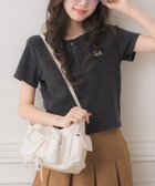 【レトロガール/RETRO GIRL】の刺繍入りヘンリーネックTEE 人気、トレンドファッション・服の通販 founy(ファニー) ファッション Fashion レディースファッション Fashion for Women おすすめ Recommended / Our Picks シンプル Simple, Minimal フリル Frill, Ruffle thumbnail チャコール|ID: prp329100004763125 ipo3291000000034475159