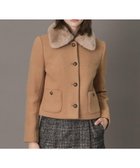 【ドレステリア/DRESSTERIOR】の【otonaMUSE 11月号掲載】2WAYファーカラーメルトンジャケット キャメルブラウン|ID: prp329100004763202 ipo3291000000034476698