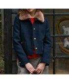 【ドレステリア/DRESSTERIOR】の【otonaMUSE 11月号掲載】2WAYファーカラーメルトンジャケット ネイビー|ID: prp329100004763202 ipo3291000000034476699