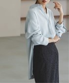 【ノーブル / スピック&スパン/NOBLE / Spick & Span】の《追加》シーズンカラープレーンシャツ14 人気、トレンドファッション・服の通販 founy(ファニー) ファッション Fashion レディースファッション Fashion for Women トップス・カットソー Cut & Sew Tops シャツ・ブラウス・オフィスカジュアル Elegant Blouses & Button-Ups とろみ Fluid, Flowy Fabric シンプル Simple, Minimal スリット Slit, Slit Detail バランス Balance, Style Balance ロング Long, Long-Length エレガント 上品 Elegant 再入荷 Restock / Back in Stock 定番 Standard, Basic Item thumbnail サックスブルー|ID: prp329100004763227 ipo3291000000034937651