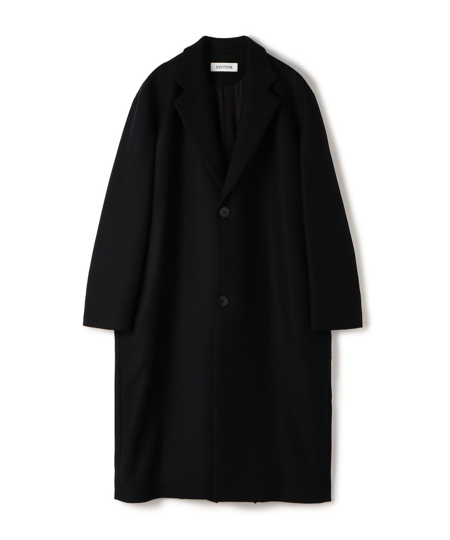 【トゥモローランド/TOMORROWLAND】のSuper120 s ライトメルトン チェスターコート インテリア・キッズ・メンズ・レディースファッション・服の通販 founy(ファニー) ファッション Fashion レディースファッション Fashion for Women アウター Coat / Outerwear Collection コート・ロングコート・ピーコート Long Coats, Peacoats & More チェスターコート・ロング丈アウター Chester Coats / Chesterfield Long Coats チェスターコート Chester Coat, Long Coat ドレープ Drape, Draping Fabric メルトン Melton, Heavy Wool エレガント 上品 Elegant 19 ブラック|ID: prp329100004763245 ipo3291000000034518174