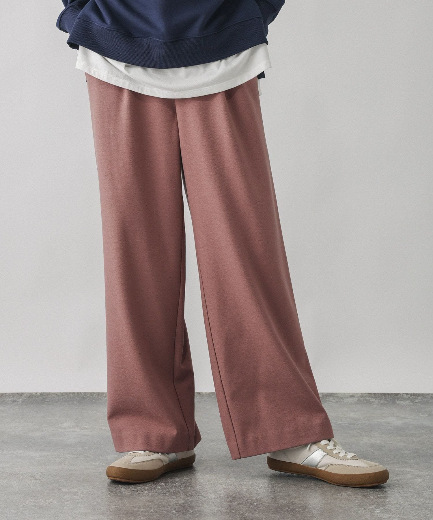 【グローバルワーク/GLOBAL WORK】の多機能あったかストレートパンツ/591300 インテリア・キッズ・メンズ・レディースファッション・服の通販 founy(ファニー) 　ファッション　Fashion　レディースファッション　Fashion for Women　パンツ　Pants & Trousers　おすすめ　Recommended / Our Picks　ギャザー　Gathered, Ruffled　ストレッチ　Stretch, Stretchy Fabric　ストレート　Straight, Straight Cut　ワイド　Wide, Wide Fit　冬　Winter / This Winter　楽ちん　Easy Fit, Comfortable　ピンク28|ID: prp329100004763272 ipo3291000000034824385