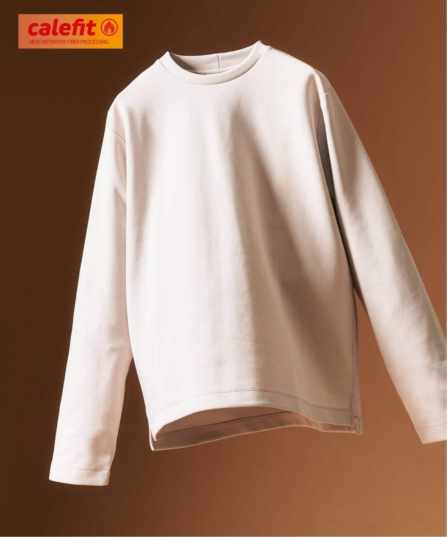 【フォーワンセブン エディフィス/417 EDIFICE】のWEB限定 蓄熱 【Calefit】ヒートシフトユーティリティL/S Tee インテリア・キッズ・メンズ・レディースファッション・服の通販 founy(ファニー) ファッション Fashion レディースファッション Fashion for Women カットソー Cut and Sewn Top 今季 This Season, Current Season ジャケット Jacket, Outerwear スリット Slit, Slit Detail セットアップ Set-Up, Coordinated Outfit バランス Balance, Style Balance おすすめ Recommended / Our Picks グレーA|ID: prp329100004763302 ipo3291000000034873967