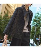 【アンタイトル/UNTITLED】の【エレガント/ミディアウター】ミックスヘリンボンコート モカブラウン|ID: prp329100004763319 ipo3291000000034666377