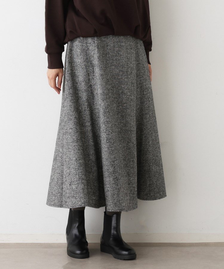 【デッサン/Dessin】の【洗える】ツイードフレアスカート インテリア・キッズ・メンズ・レディースファッション・服の通販 founy(ファニー) 　ファッション　Fashion　レディースファッション　Fashion for Women　スカート　Skirts　Aライン・フレアスカート　A-Line & Flared Skirts　洗える　Machine Washable　クラシック　Classic, Timeless Style　ショート　Short, Short Length　スウェット / スエット　Sweatshirt, Sweatwear　スマート　Smart, Elegant　フレア　Flare, Flared　ポケット　Pocket, Pocket Detail　A/W・秋冬　Autumn/Winter　おすすめ　Recommended / Our Picks　エレガント 上品　Elegant　ブラック|ID: prp329100004763326 ipo3291000000034507693