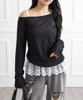 【クリア/clear】のサイドシャーリングワンショルカットソー レースキャミセット 人気、トレンドファッション・服の通販 founy(ファニー) ファッション Fashion レディースファッション Fashion for Women トップス・カットソー Cut & Sew Tops キャミソール&ノースリーブ Camisoles & Sleeveless Tops カットソー・ベーシックTシャツ Cut-and-Sewn Tops / Stretch Tees & Basics カットソー Cut and Sewn Top カーゴパンツ Cargo Pants, Utility Pants ガーリー Girly, Feminine Style ストーン Stone, Gem-Like スラックス Slacks, Dress Pants ダウン Down, Puffer ダメージ Distressed, Destroyed ティアードスカート Tiered Skirt, Flounced Skirt デニム Denim, Jeans Material フェミニン Feminine, Girly ミックス Mix, Mixed Style リボン Ribbon, Bow レース Lace, Lace Fabric ワンショル One Shoulder, Asymmetrical ワンポイント One Point, Statement Accent おすすめ Recommended / Our Picks |ID:prp329100004763328