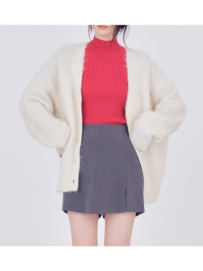 【フレイ アイディー/FRAY I.D】のスーリーアルパカVネックカーディガン 人気、トレンドファッション・服の通販 founy(ファニー) 　ファッション　Fashion　レディースファッション　Fashion for Women　トップス・カットソー　Cut & Sew Tops　カーディガン・羽織り　Layered Style Cardigans　Vネックトップス　V-Neck Tops / V-Cut Neckline Shirts　エアリー　Airy Texture　カーディガン　Cardigan, Knitwear　スマート　Smart, Elegant　なめらか　Smooth, Silky Texture　ラグジュアリー　Luxury, Elegant　A/W・秋冬　Autumn/Winter　 other-1|ID: prp329100004763366 ipo3291000000034723293