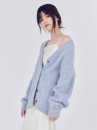【フレイ アイディー/FRAY I.D】のスーリーアルパカVネックカーディガン 人気、トレンドファッション・服の通販 founy(ファニー) ファッション Fashion レディースファッション Fashion for Women トップス・カットソー Cut & Sew Tops カーディガン・羽織り Layered Style Cardigans Vネックトップス V-Neck Tops / V-Cut Neckline Shirts エアリー Airy Texture カーディガン Cardigan, Knitwear スマート Smart, Elegant なめらか Smooth, Silky Texture ラグジュアリー Luxury, Elegant A/W・秋冬 Autumn/Winter thumbnail BLU[086]|ID: prp329100004763366 ipo3291000000034723298
