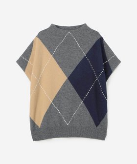 【ビショップ/Bshop】のボトルネック アーガイルベスト WOMEN 人気、トレンドファッション・服の通販 founy(ファニー) ファッション Fashion レディースファッション Fashion for Women アウター Coat / Outerwear Collection トップス・カットソー Cut & Sew Tops ベスト&ジレ / 重ね着スタイル Vests & Gilets クラシカル Classical, Vintage-Inspired トレンド Trend, Trending Now ハンド Hand, Handmade ベスト Vest, Waistcoat ボトルネック Bottle Neck, Mock Neck リラックス Relax, Relaxed Fit 軽量 Lightweight, Ultra Light |ID:prp329100004763422