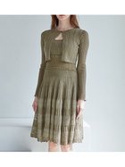 【スナイデル/SNIDEL】のレースクロシェカーデセットワンピース OLV[027]|ID:prp329100004763441