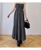 【イング/INGNI】のホルターネックチェック柄シャーリングワンピース クロ/チェック|ID: prp329100004763446 ipo3291000000034481340