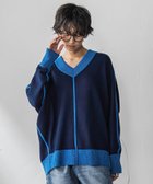 【メイソングレイ/MAYSON GREY】の【新色追加】今日の気分で着回せるリバーシブルニット≪手洗い可能≫ 人気、トレンドファッション・服の通販 founy(ファニー) ファッション Fashion レディースファッション Fashion for Women トップス・カットソー Cut & Sew Tops ニット Knit Tops & Sweaters 長袖 Long Sleeve, Full Sleeve パターン Pattern, Design Print ボトム Bottoms, Lower Wear リバーシブル Reversible, Two-Sided 冬 Winter / This Winter A/W・秋冬 Autumn/Winter 2025年 2025 2025-2026秋冬・A/W Autumn/Winter 2025–26 AW25–26 thumbnail ブルー系その他|ID: prp329100004763463 ipo3291000000035197977