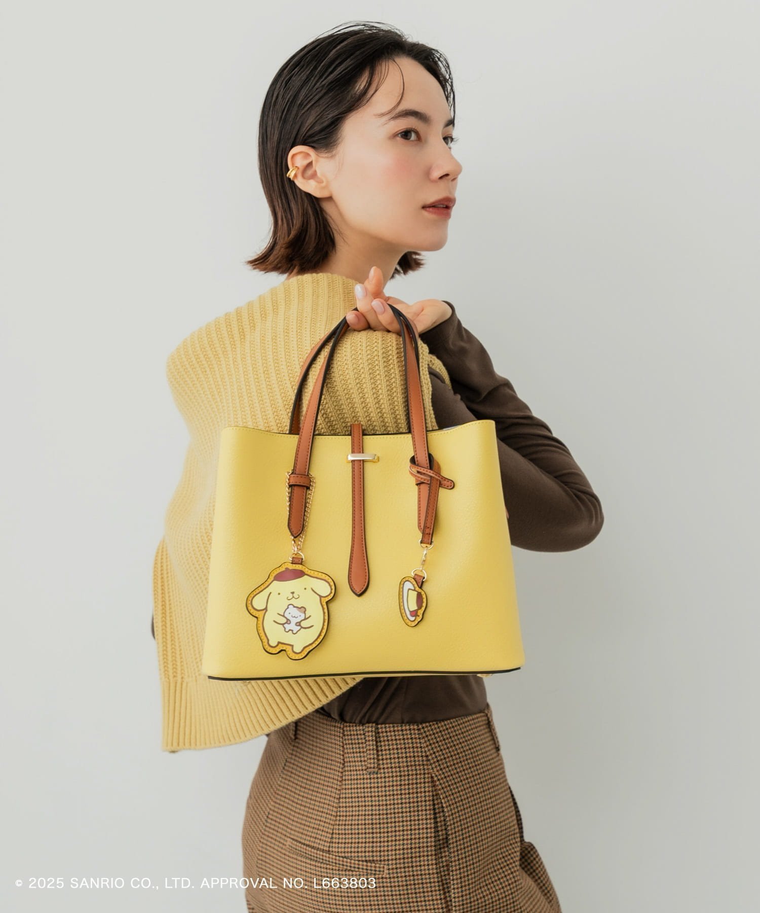 【ロデスコ/RODE SKO / URBAN RESEARCH】のサンリオキャラクターズ チャーム付バッグ インテリア・キッズ・メンズ・レディースファッション・服の通販 founy(ファニー) ファッション Fashion レディースファッション Fashion for Women バッグ Bags チャーム Charm, Pendant イエロー|ID: prp329100004763494 ipo3291000000034570367